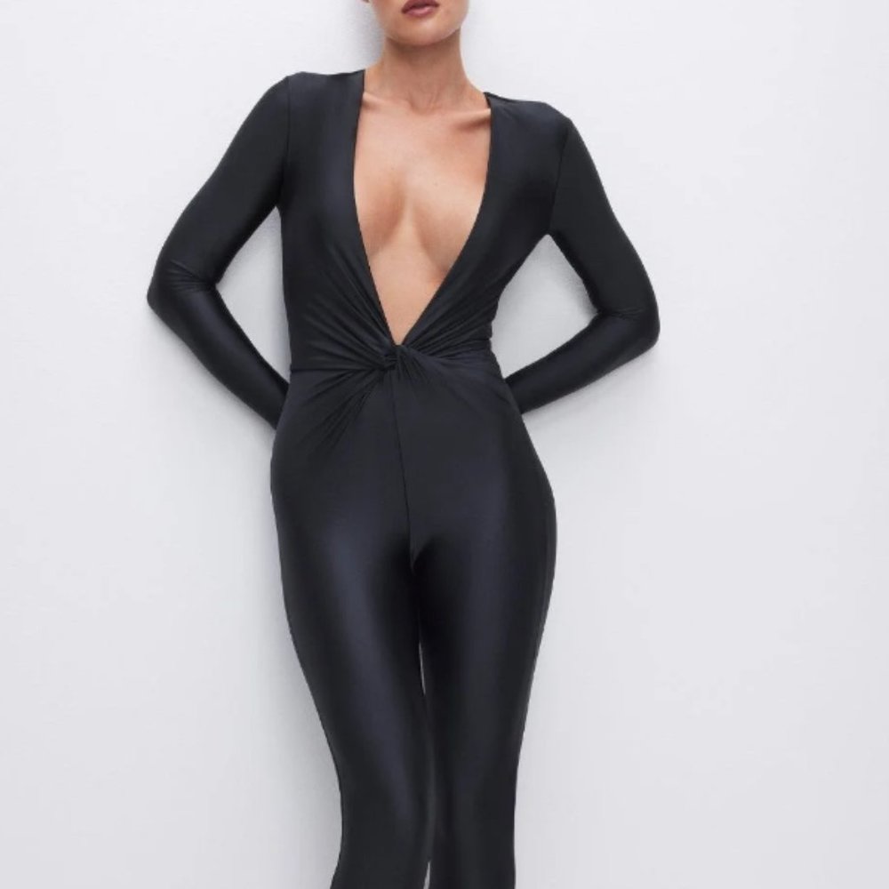 GOOD AMERICAN BLACK JUMPSUIT/ SIZE: XS/ COLOR: BLACK